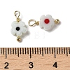 Glass Charms KK-P242-13G-3