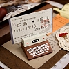 Resin Miniature Typewriter Shape Memo Holders MIMO-PW0001-032B-2