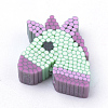 Handmade Polymer Clay Beads X-CLAY-Q243-10-2
