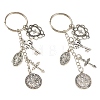 2Pcs Alloy Keychains KEYC-YW00291-1