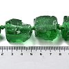 Raw Rough Natural Green Onyx Agate Beads Strands G-J388-A03-01-4