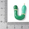Brass Enamel Pendants KK-E093-03G-U-02-3