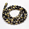 Round Millefiori Glass Beads Strands LK-P001-06-3