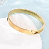 304 Stainless Steel Grooved Bangle Base SA-CBACA70-04G-3