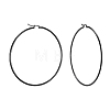 304 Stainless Steel Big Hoop Earrings EJEW-F105-03B-1