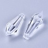 Transparent Acrylic Pendants TACR-WH0002-02-1