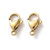 304 Stainless Steel Lobster Claw Clasps X-STAS-V007-01C-G-1