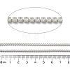 Iron Rhinestone Glass Cup Chain CH-U001-01G-3