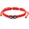 Resin Beads Braided Bead Bracelets FS-WG108B7-14-1