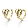 Brass Cuff Earrings X-EJEW-S201-244G-NR-3