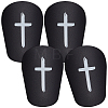 2 Pairs Plastic Shin Guard AJEW-CN0007-05A-1