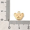 Brass Micro Pave Cubic Zirconia Pendants KK-M301-01G-3