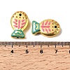 Baking Paint Glass Enamel Beads GLAA-B035-01D-4