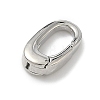Brass Spring Gate Rings KK-G548-07B-P-2