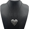 Alloy Pendant Necklace Round Heart Love Flower Fish Pendant Necklace DX5218-10-1