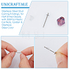 Unicraftale 200Pcs 2 Color 304 Stainless Steel Stud Earring Findings STAS-UN0055-93-5