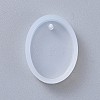 Oval Shape DIY Silicone Pendant Molds LS-AJEW-P038-01-3