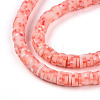 Handmade Polymer Clay Beads Strands CLAY-N008-010-212-3
