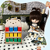 8 Sets 3-Tier Wooden Display Riser Stands for Jewelry Cosmetic Glasses ODIS-FG0002-20-5