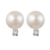 Natural Pearl Ear Studs EJEW-P286-54P-1