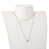 Brass Micro Pave Clear Cubic Zirconia Pendant Necklaces NJEW-JN02997-03-5