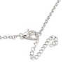 Cat Shape Alloy Rhinestone Pendant Necklaces FS-WG5CA0C-03-3