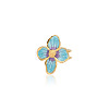 304 Stainless Steel & Enamel Cuff Open Rings FS-WG13A6D-01-4