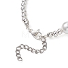 Mother's Day Heart Alloy Charm Bracelets BJEW-JB13133-4