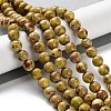 Dyed Natural Regalite/Imperial Jasper/Sea Sediment Jasper Beads Strands G-B124-C01-07-2