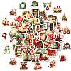 50Pcs Christmas Eve Theme Cartoon Paper Stickers X-DIY-P085-11-3