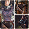 PU Leather Medieval Viking Renaissance Clothing Belt Accessories DIY-WH0622-693-5