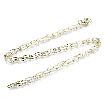 Brass Paperclip Chains X-MAK-S072-10A-14KC-1