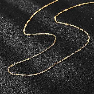 Brass Chain Necklaces MAK-L009-12G-1