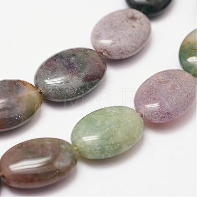 Natural Indian Agate Beads Strands G-N0173-02-13x18mm-1