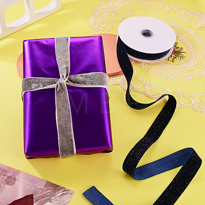 10 Yards Polyester Velvet Ribbon OCOR-TA0004-13F-1