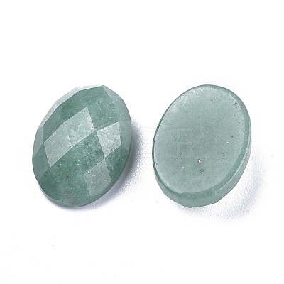 Natural Green Aventurine Cabochons G-G760-A03-1