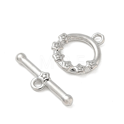 Brass Toggle Clasps KK-CBAFC6C-07B-P-1