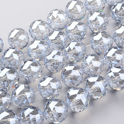 Electroplate Glass Bead Strands EGLA-J140-PL01-20mm-1