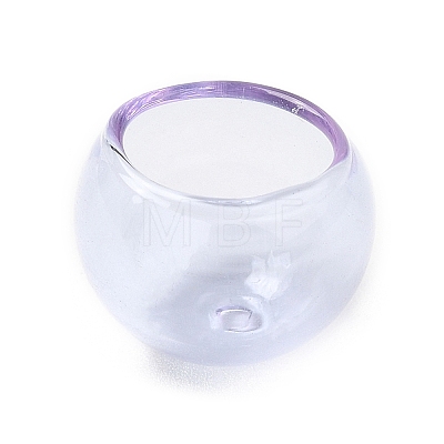 Transparent Glass Bead Cone GLAA-G100-01B-06-1