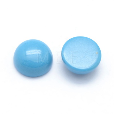 Synthetic Turquoise Cabochons G-P393-R54-12MM-1