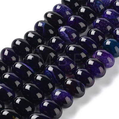 Natural Agate Beads Strands G-G021-03A-03-1