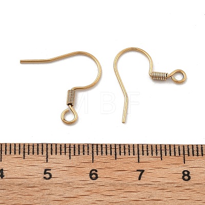 304 Stainless Steel Earring Hooks Ion Plating(IP) STAS-P221-04G-01-1