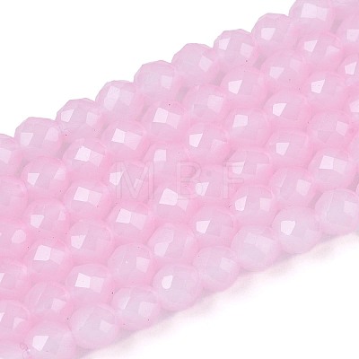 Imitation Jade Glass Beads Strands GLAA-T028-4mm-11E-1
