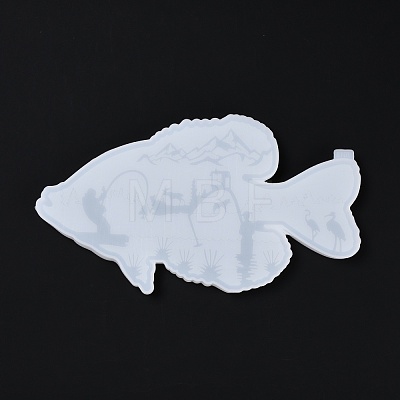 Fish DIY Decoration Silicone Molds DIY-G046-22-1