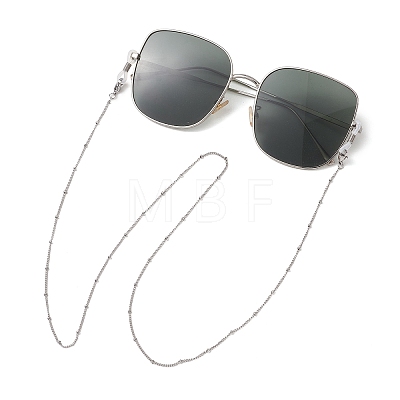 304 Stainless Steel Curb Chain for Eyeglasses AJEW-EH00411-02-1