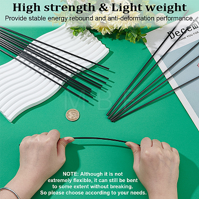 Carbon Fiber Round Bar DIY-WH0591-514A-1