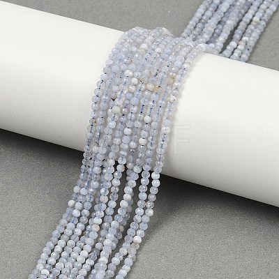 Natural Blue Lace Agate Beads Strands G-Z074-A01-03-1