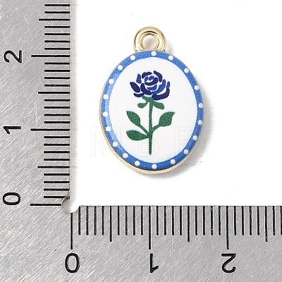 Printed Alloy Pendants ENAM-F160-02C-G-1