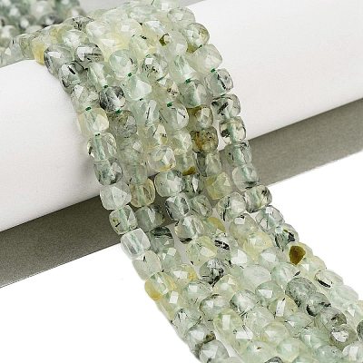 Natural Prehnite Beads Strands G-H042-A46-03-1