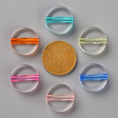 Transparent Acrylic Beads TACR-S154-09A-1